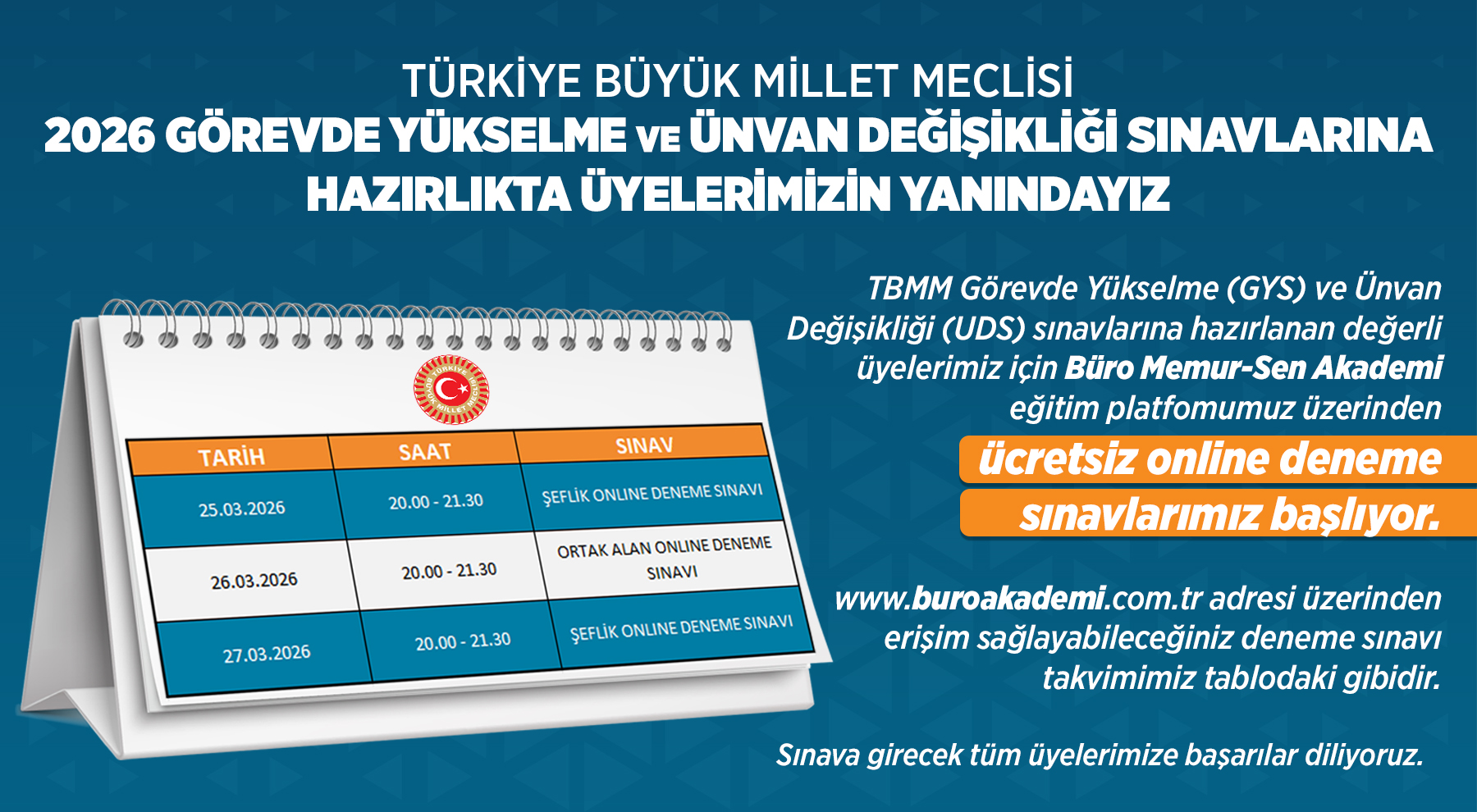 TBMM ONLİNE DENEME SINAVLARI